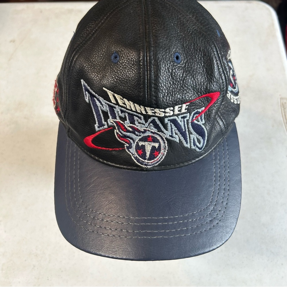 Vintage Tennessee Titans Team NFL Leather Proelite Hat Made in USA